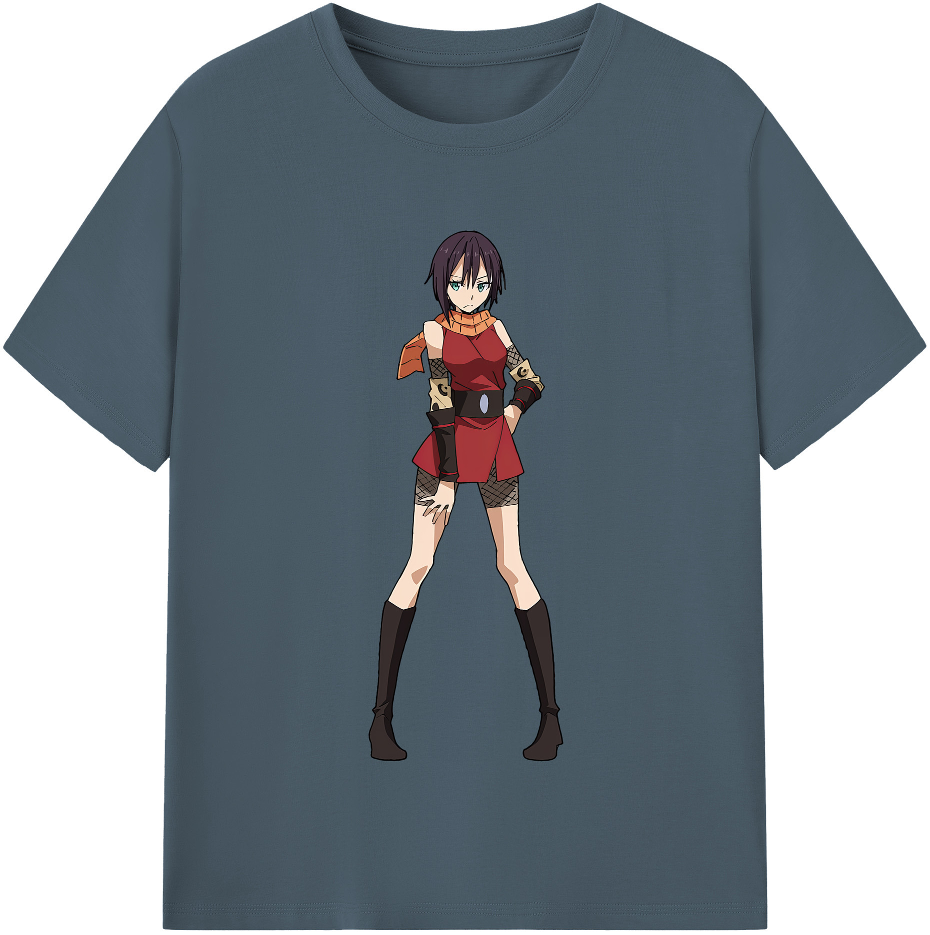 （画像用） 転スラ Regarding Reincarnated to Slime 綿100％半袖Tシャツ（フロントプリント）